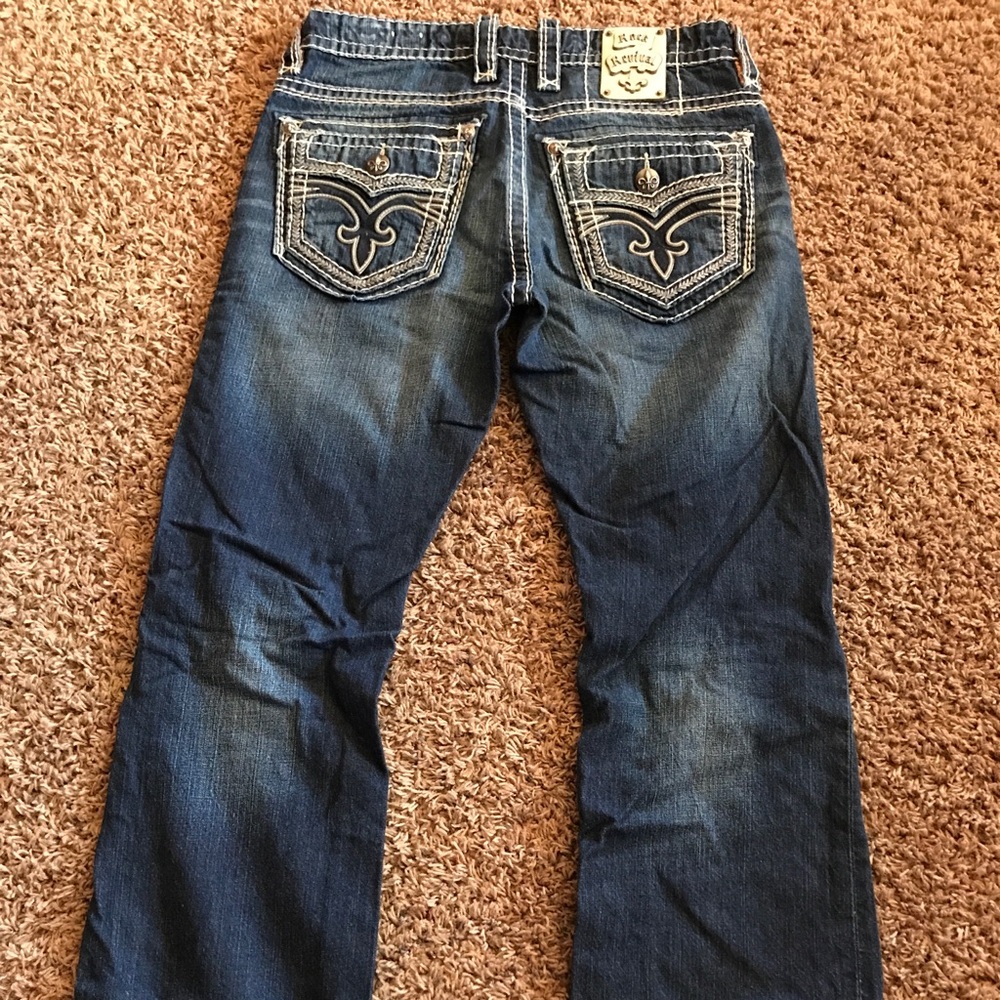 Men’s Rock Revival jeans 32x34. Like new!